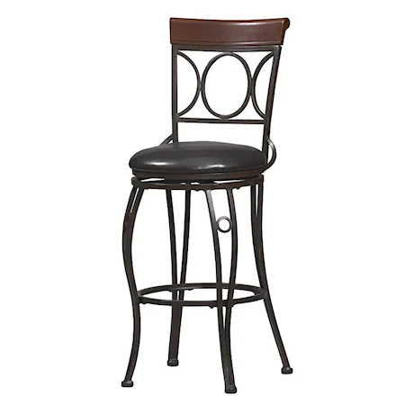 30" Circles Back Bar Stool